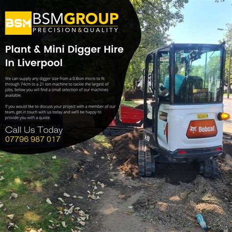 mini digger liverpool